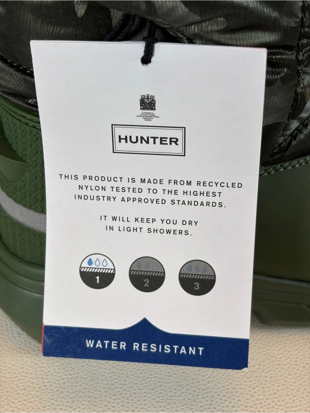 Hunter Kids Intrepid Reflective Camo Snow Boot